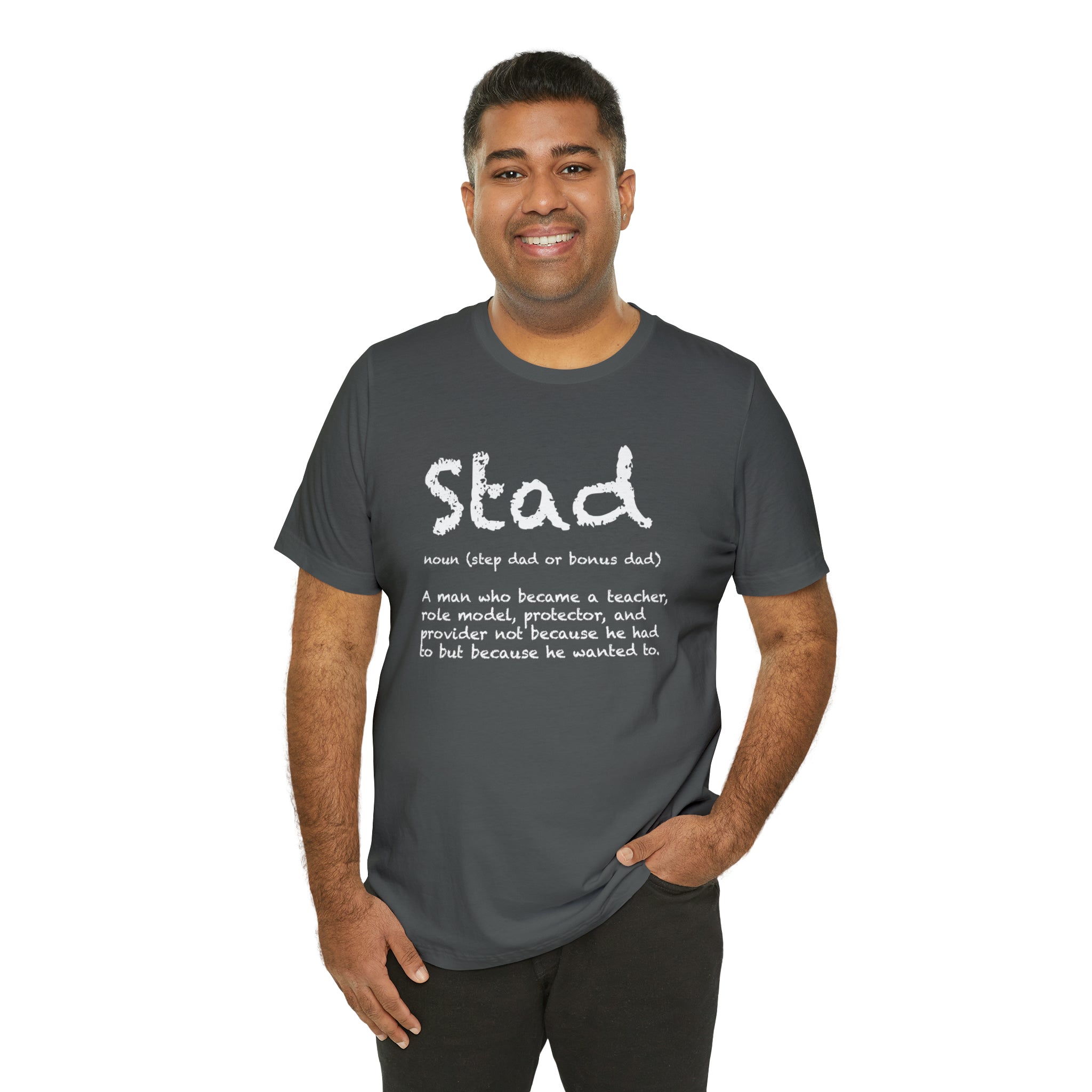 Fathers Day Gift Step Dad Unisex Softstyle T-Shirt Stad Step definition