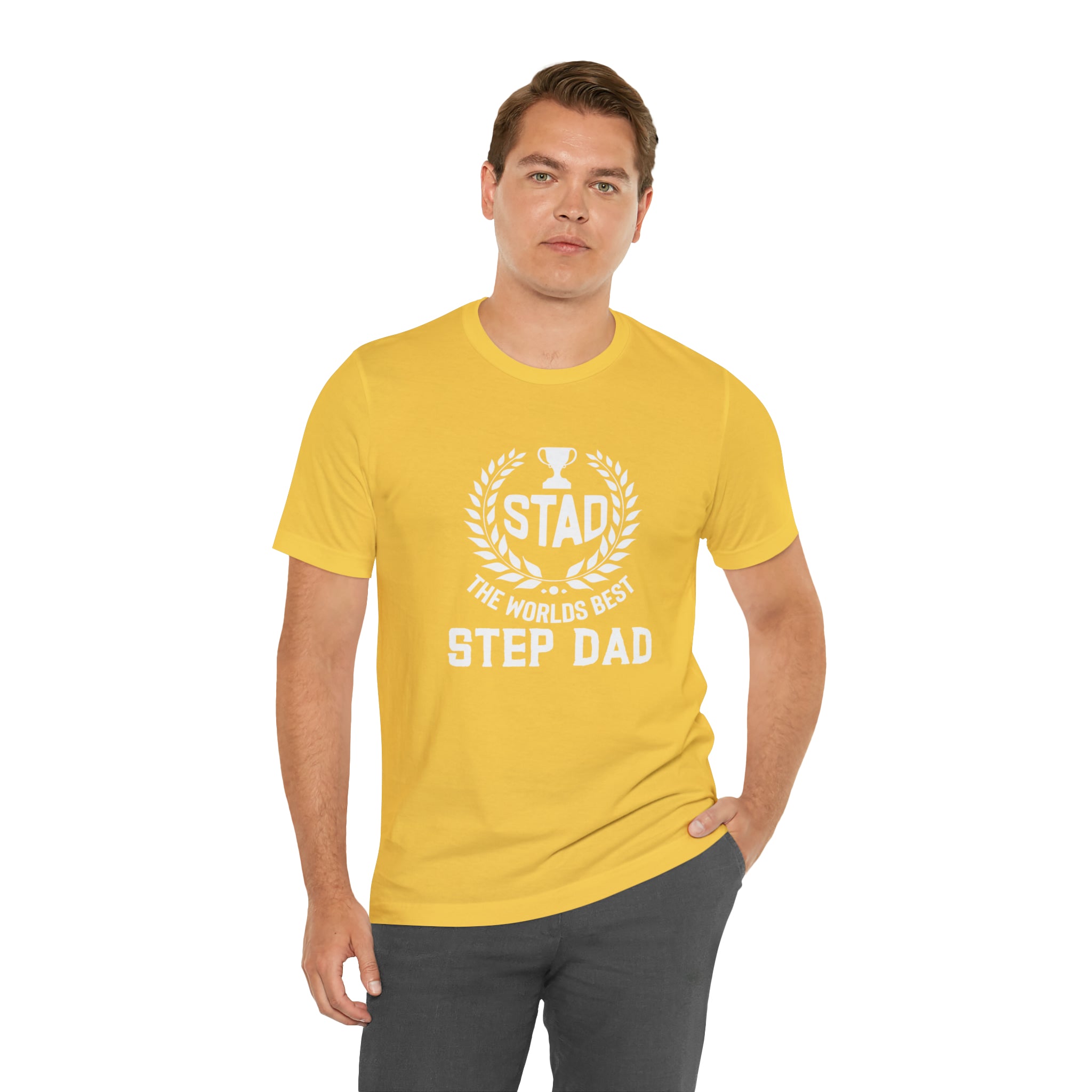 Fathers Day Gift Step Dad Unisex Softstyle T-Shirt Stad Worlds Best Step Dad