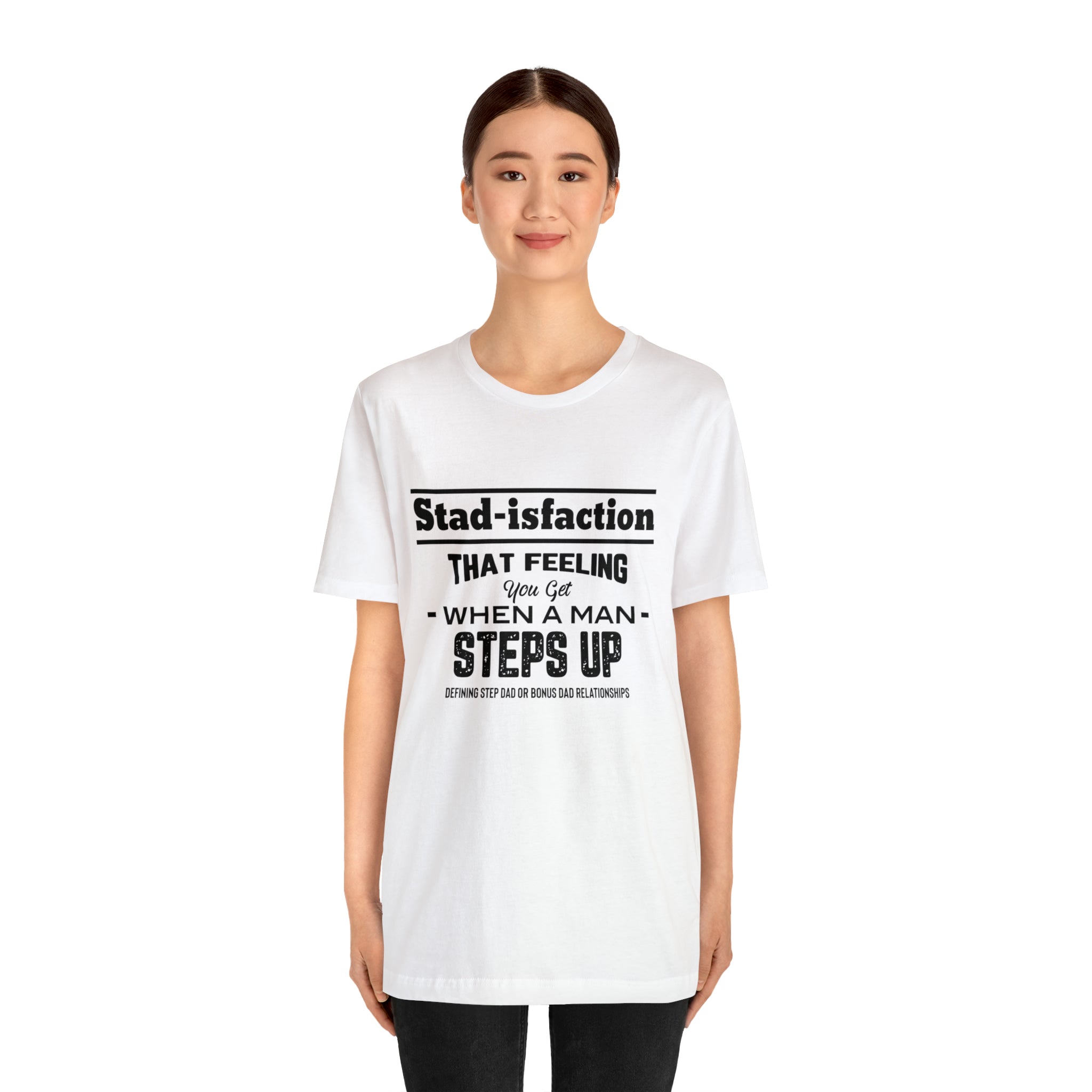 Fathers Day Gift Step Dad Unisex Softstyle T-Shirt Stad-isfaction Step Dad