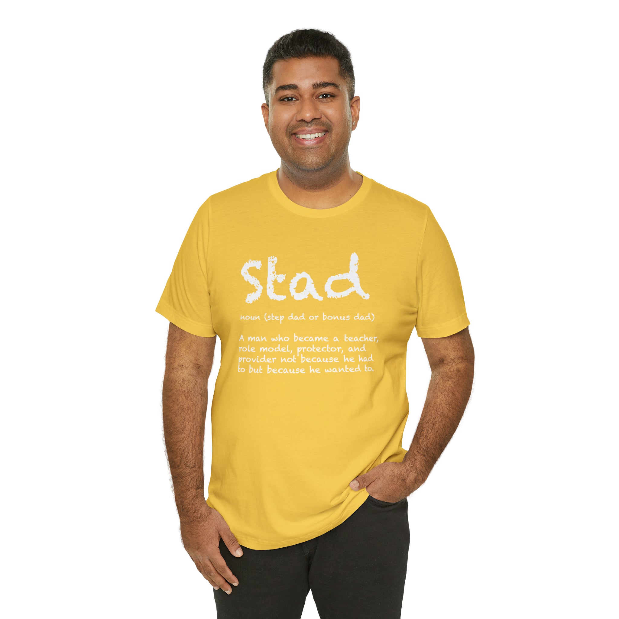 Fathers Day Gift Step Dad Unisex Softstyle T-Shirt Stad Step definition