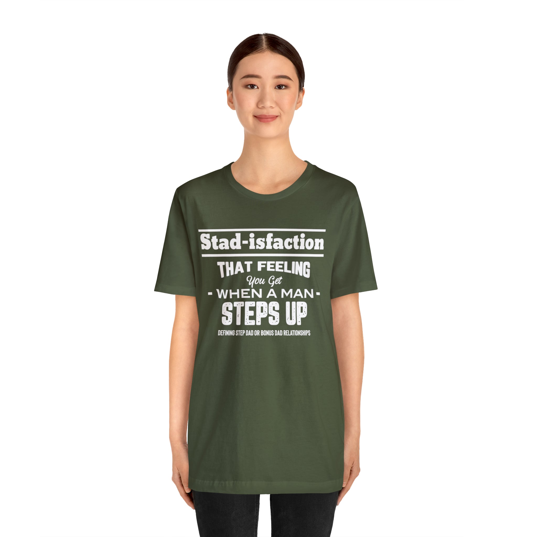 Fathers Day Gift Step Dad Unisex Softstyle T-Shirt Stad-isfaction Step Dad