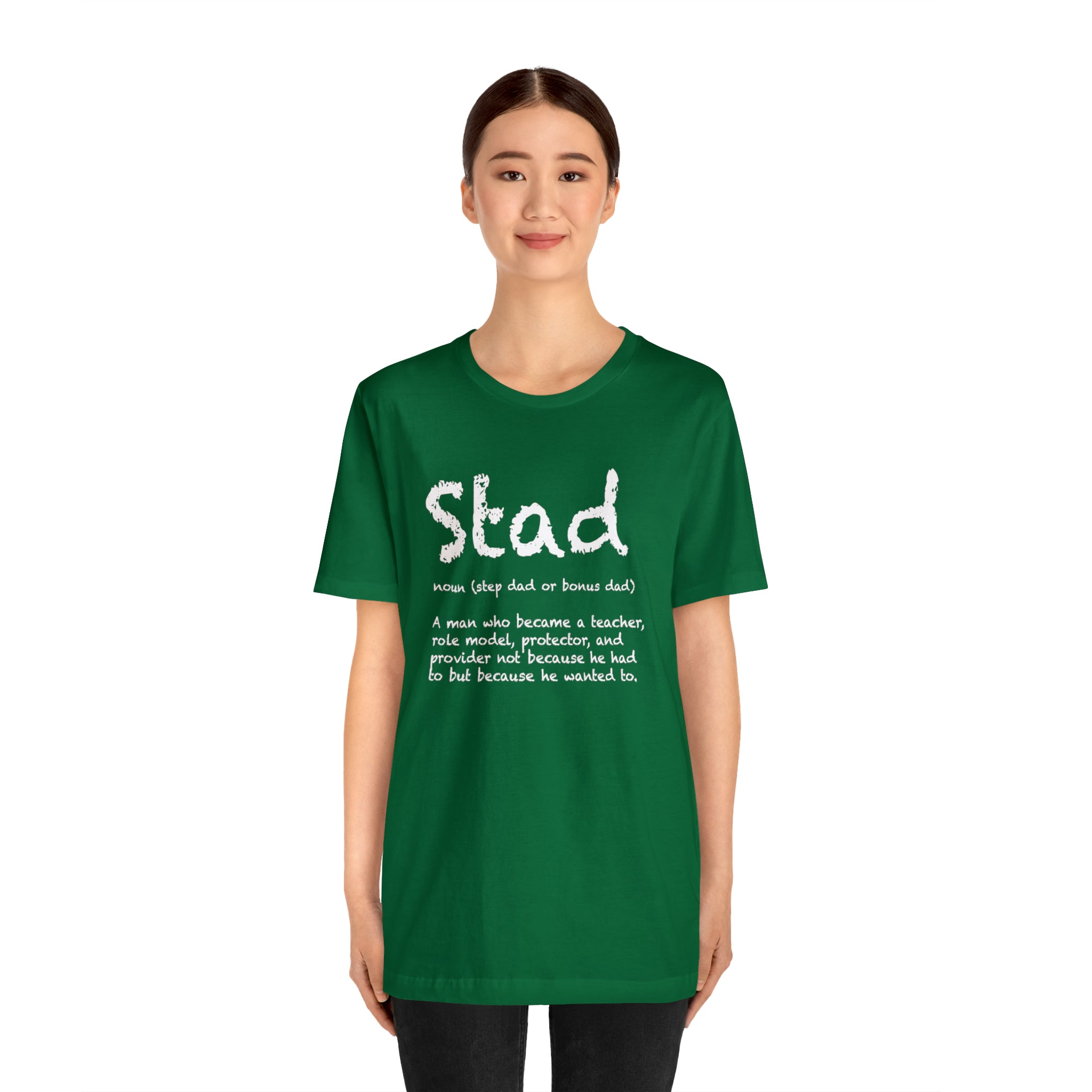 Fathers Day Gift Step Dad Unisex Softstyle T-Shirt Stad Step definition