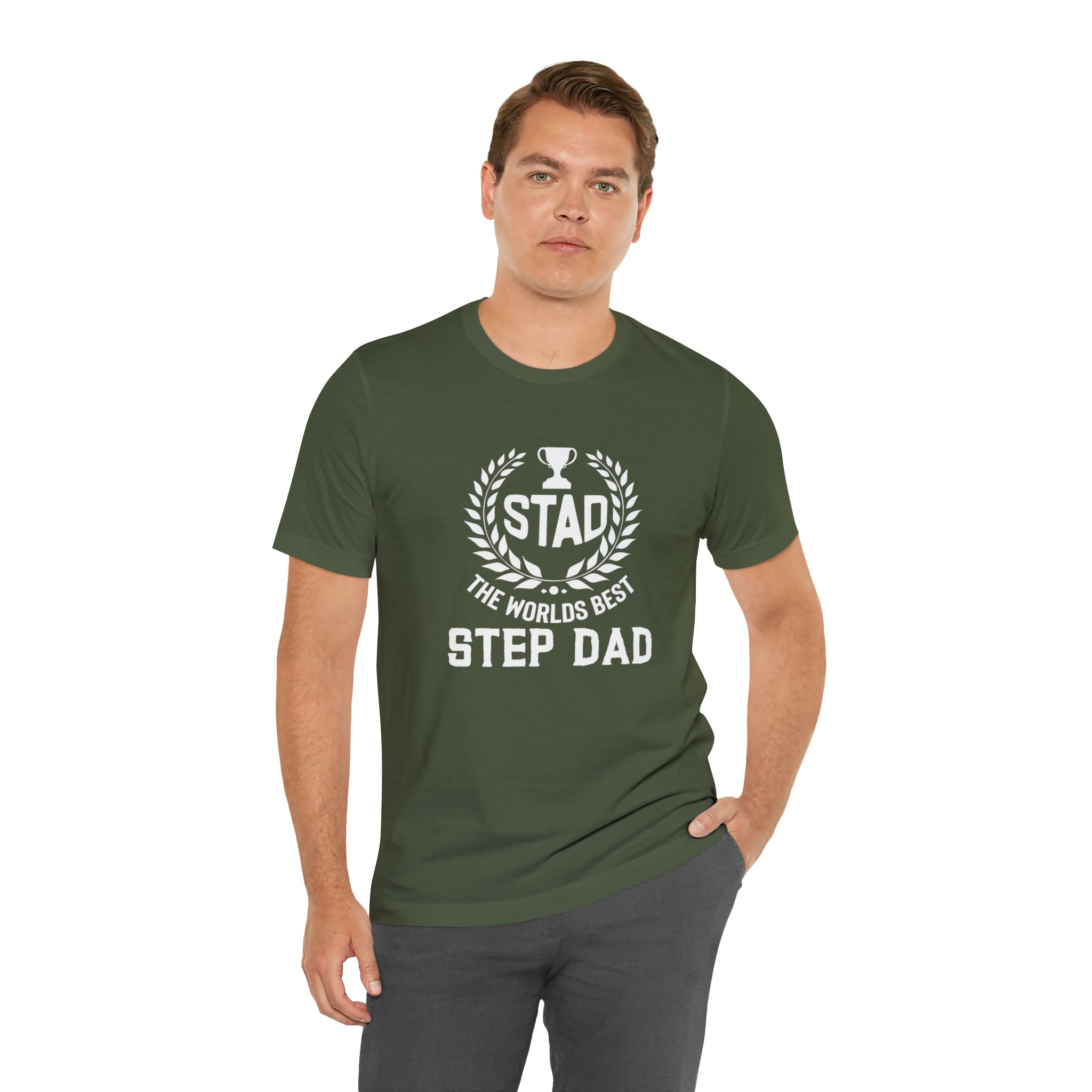 Fathers Day Gift Step Dad Unisex Softstyle T-Shirt Stad Worlds Best Step Dad