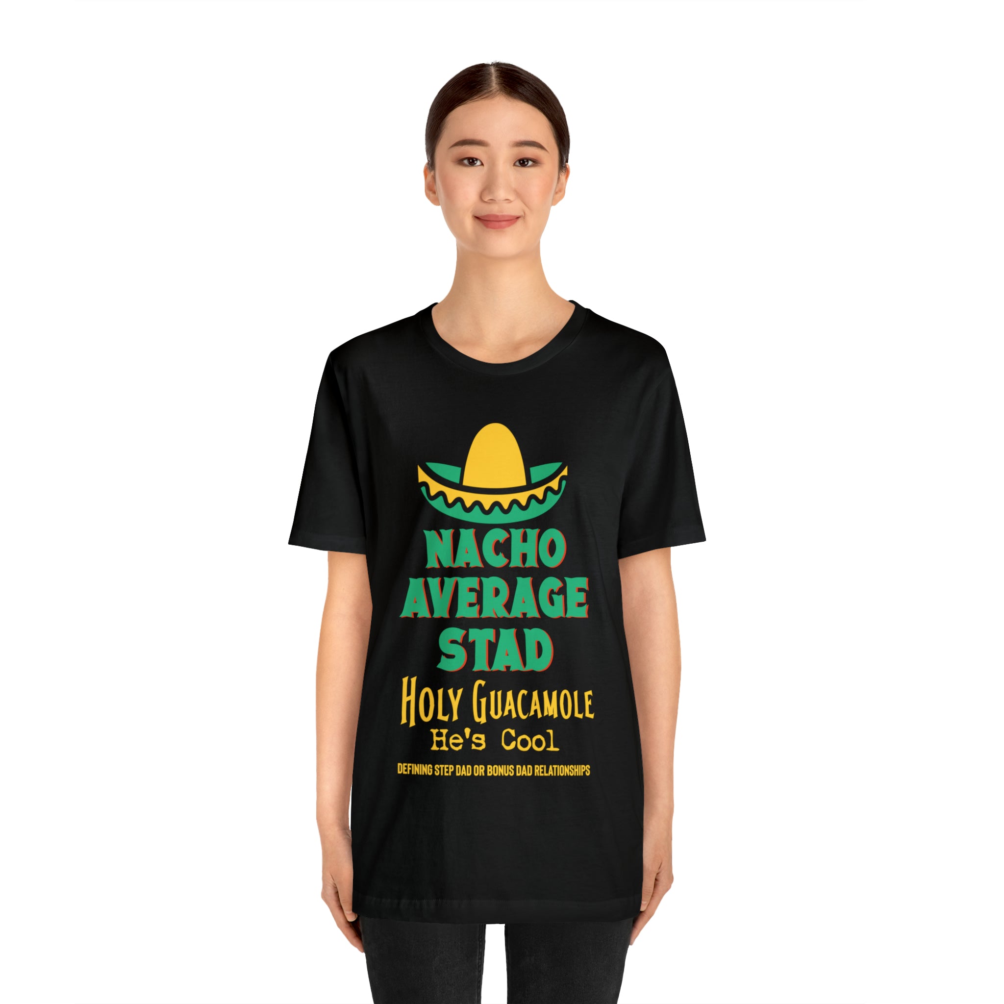 Fathers Day Gift Step Dad Unisex Softstyle T-Shirt Nacho Average Step Dad