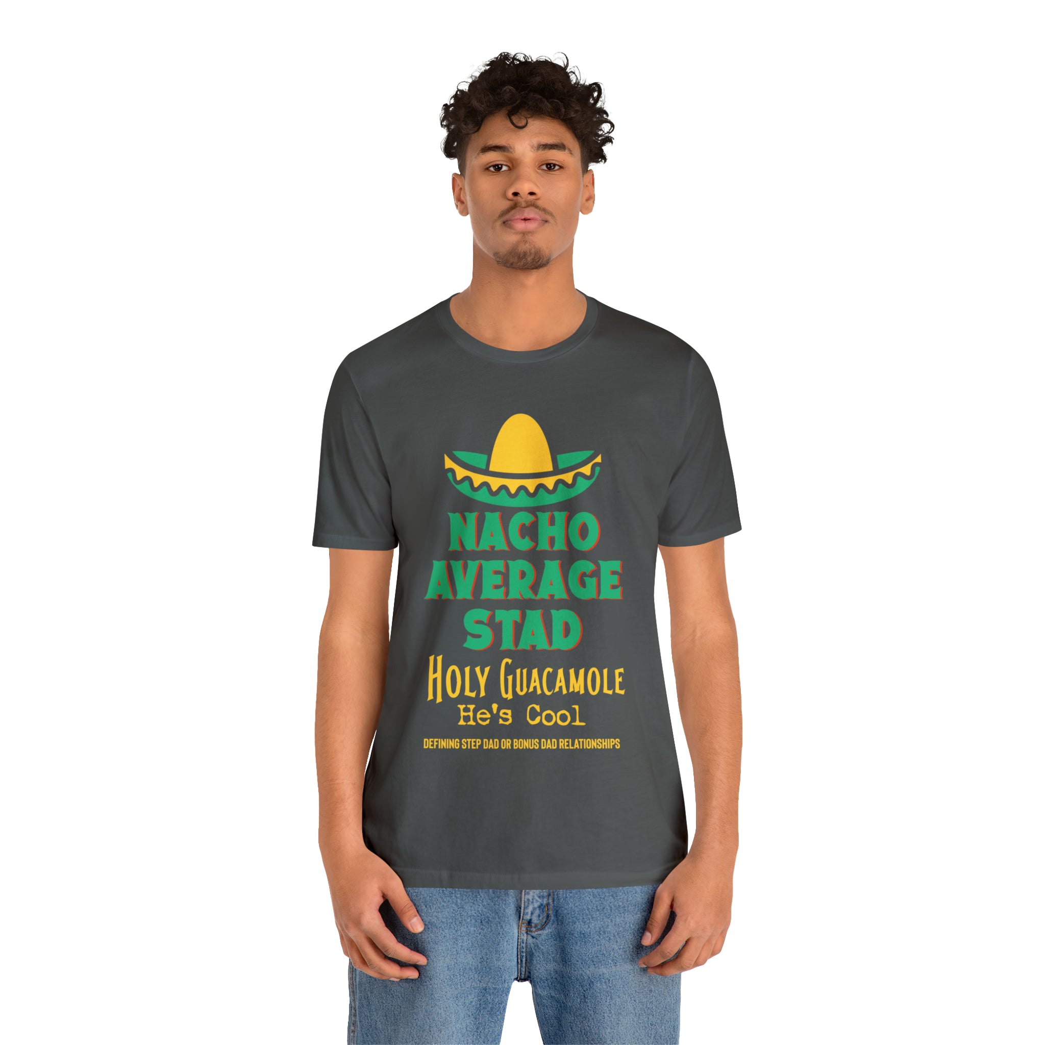 Fathers Day Gift Step Dad Unisex Softstyle T-Shirt Nacho Average Step Dad