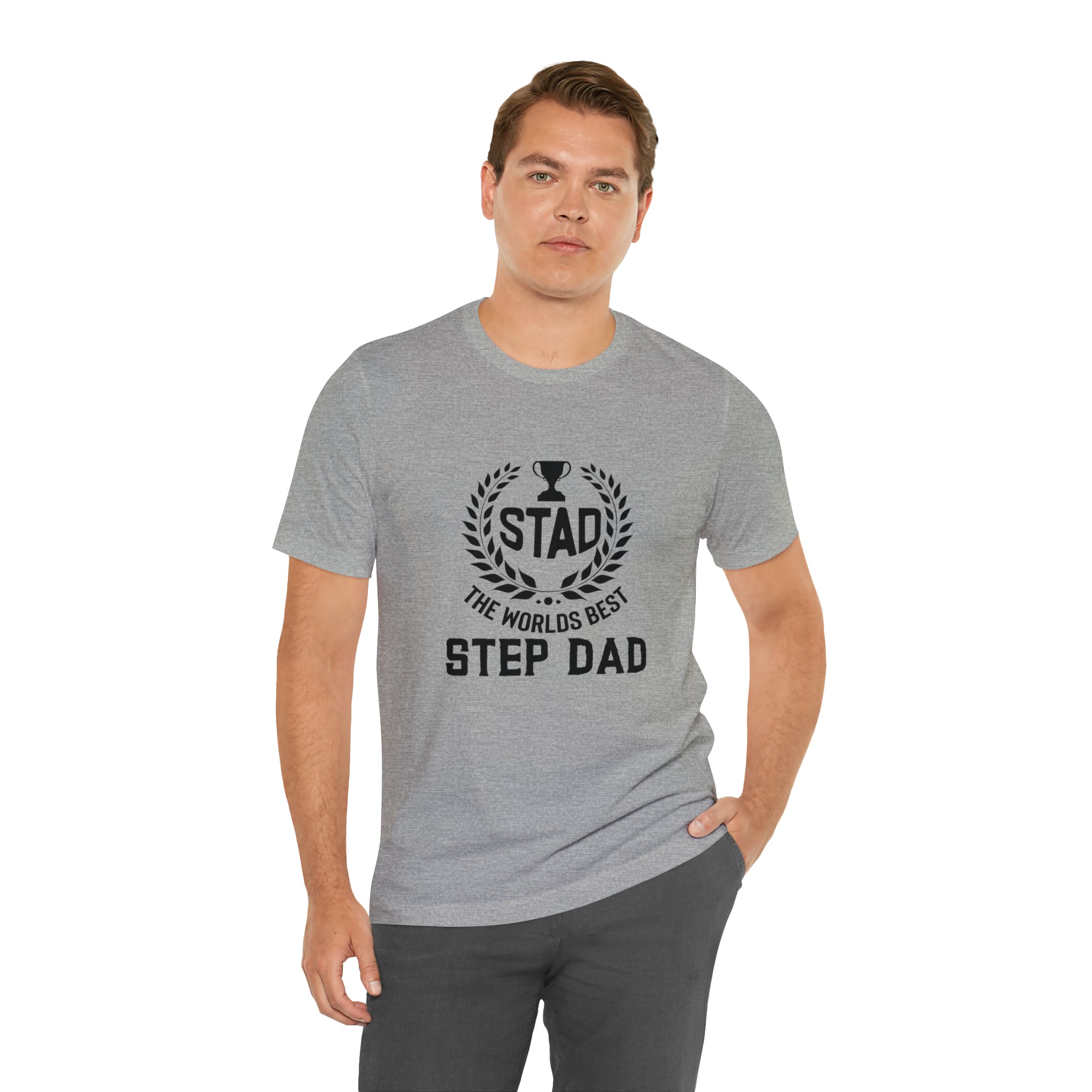 Fathers Day Gift Step Dad Unisex Softstyle T-Shirt Stad Worlds Best Step Dad