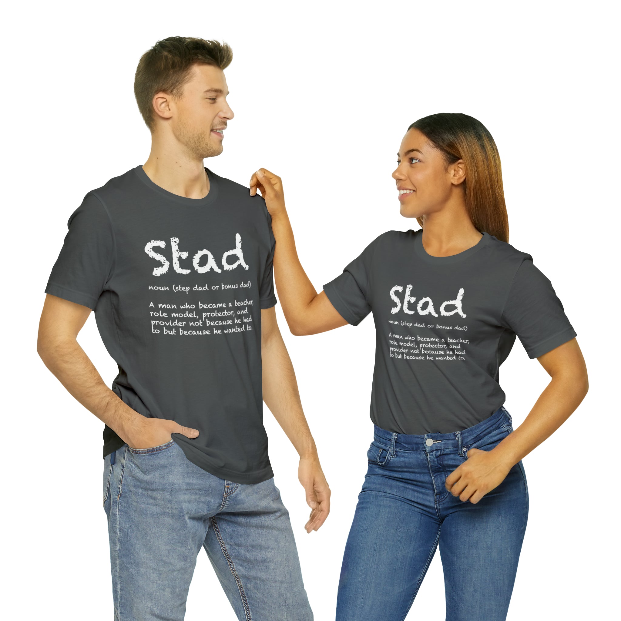 Fathers Day Gift Step Dad Unisex Softstyle T-Shirt Stad Step definition