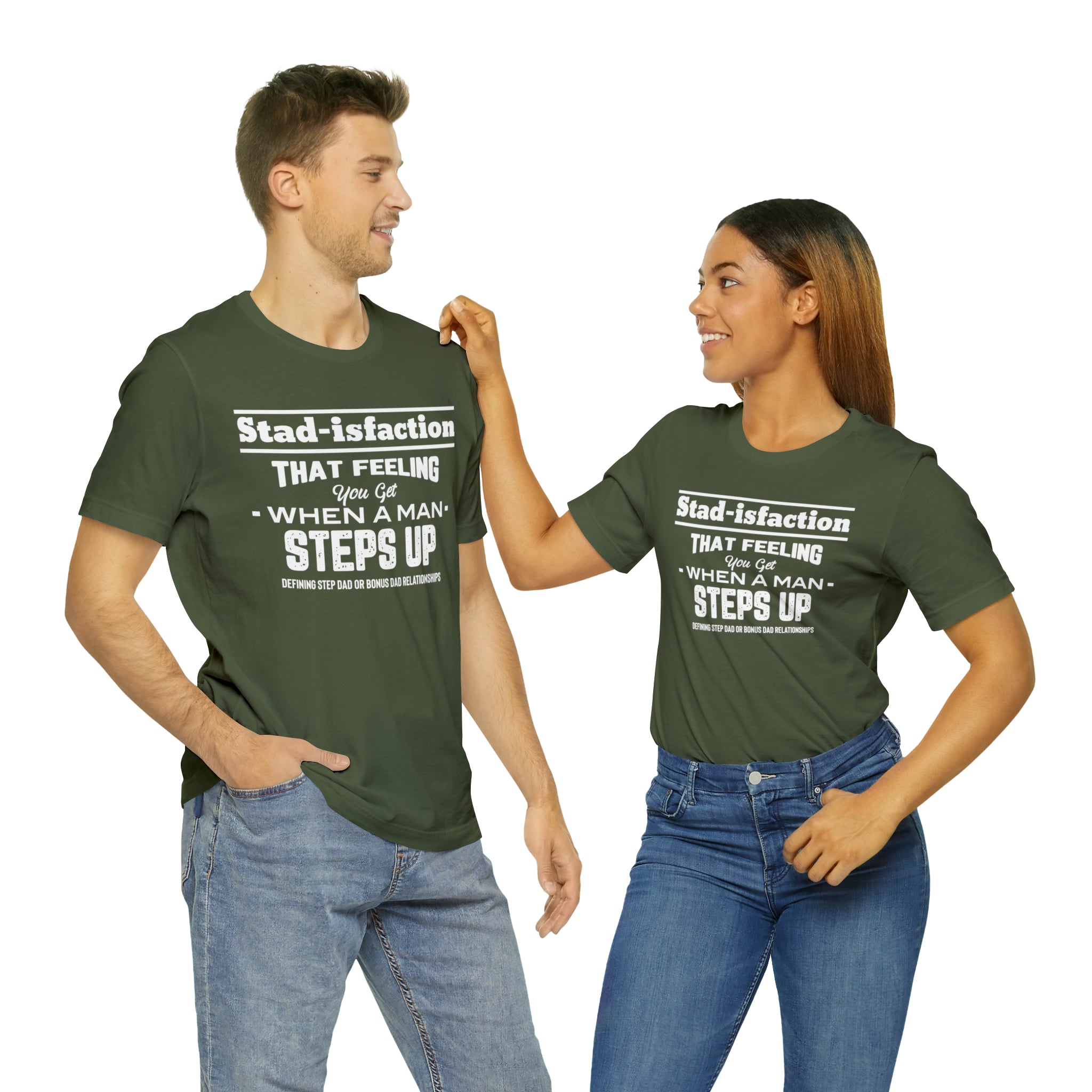 Fathers Day Gift Step Dad Unisex Softstyle T-Shirt Stad-isfaction Step Dad